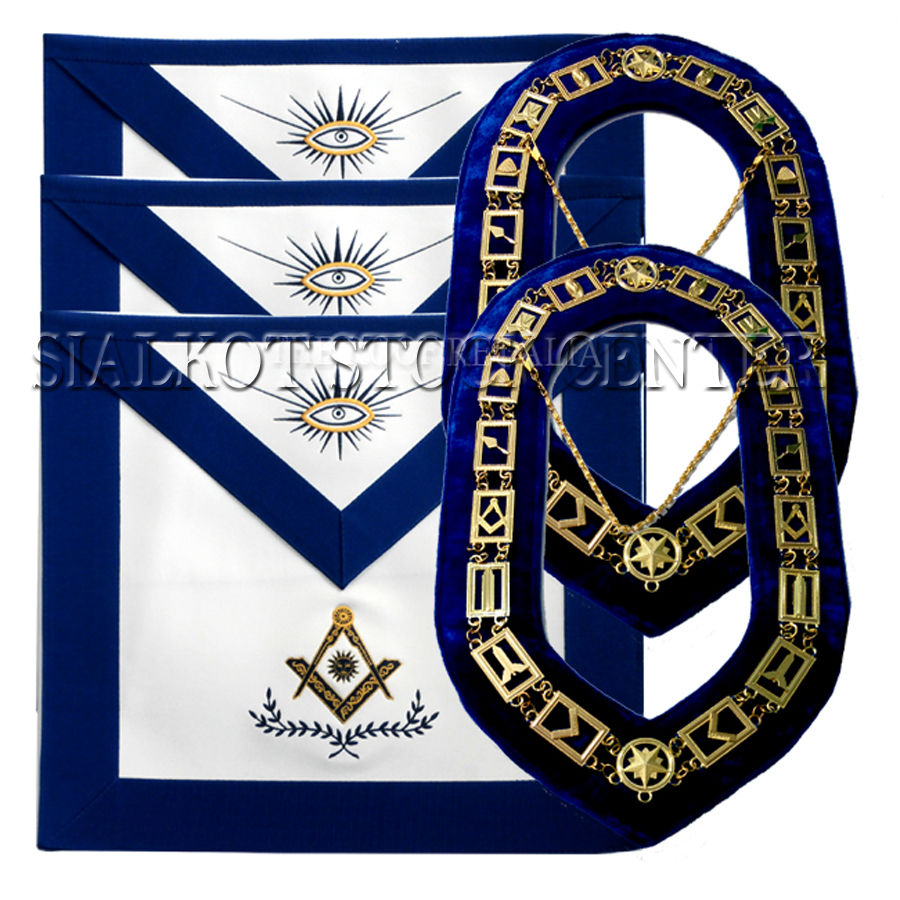 Blue Lodge Officer Apron And Chain Collar